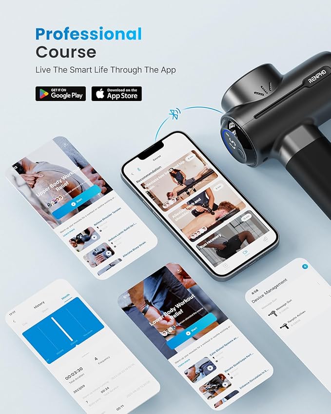 RENPHO Massage Gun with Heat and Cold