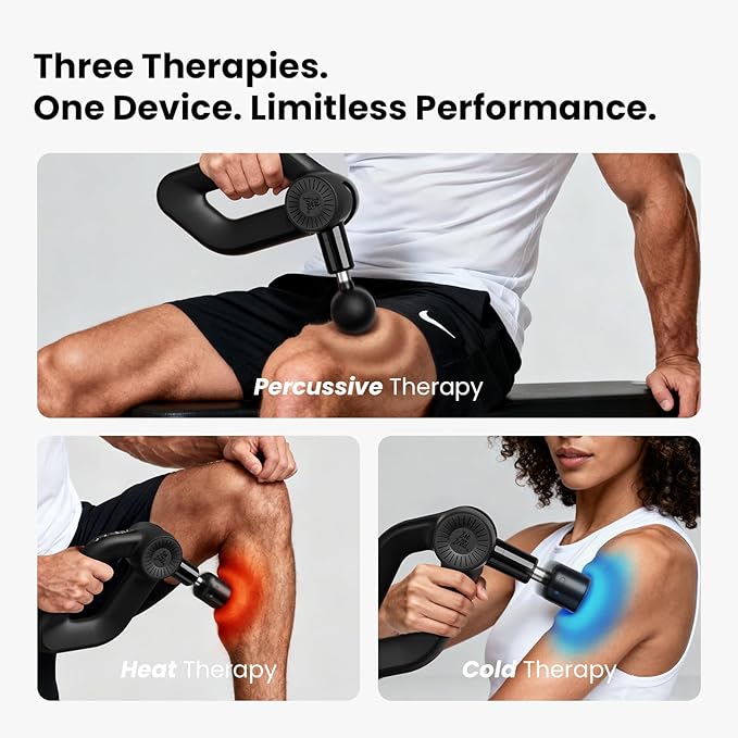 BOB AND BRAD D6 Pro Max+ Massage Gun with Heat and Cold